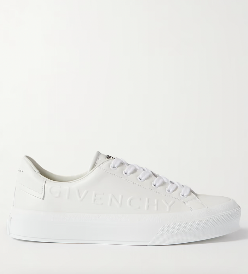 Giv 1 Croc-Effect Leather Sneakers