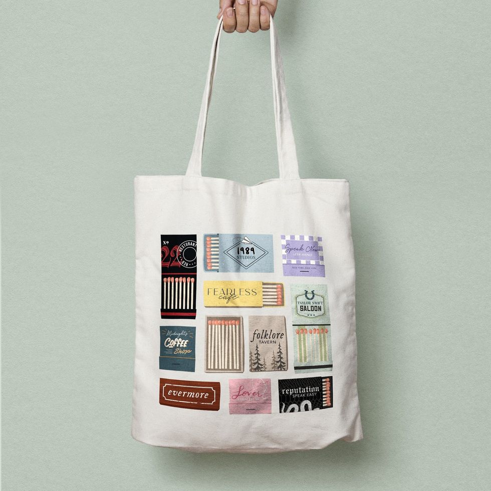Albums as Matchbooks Tote Bag