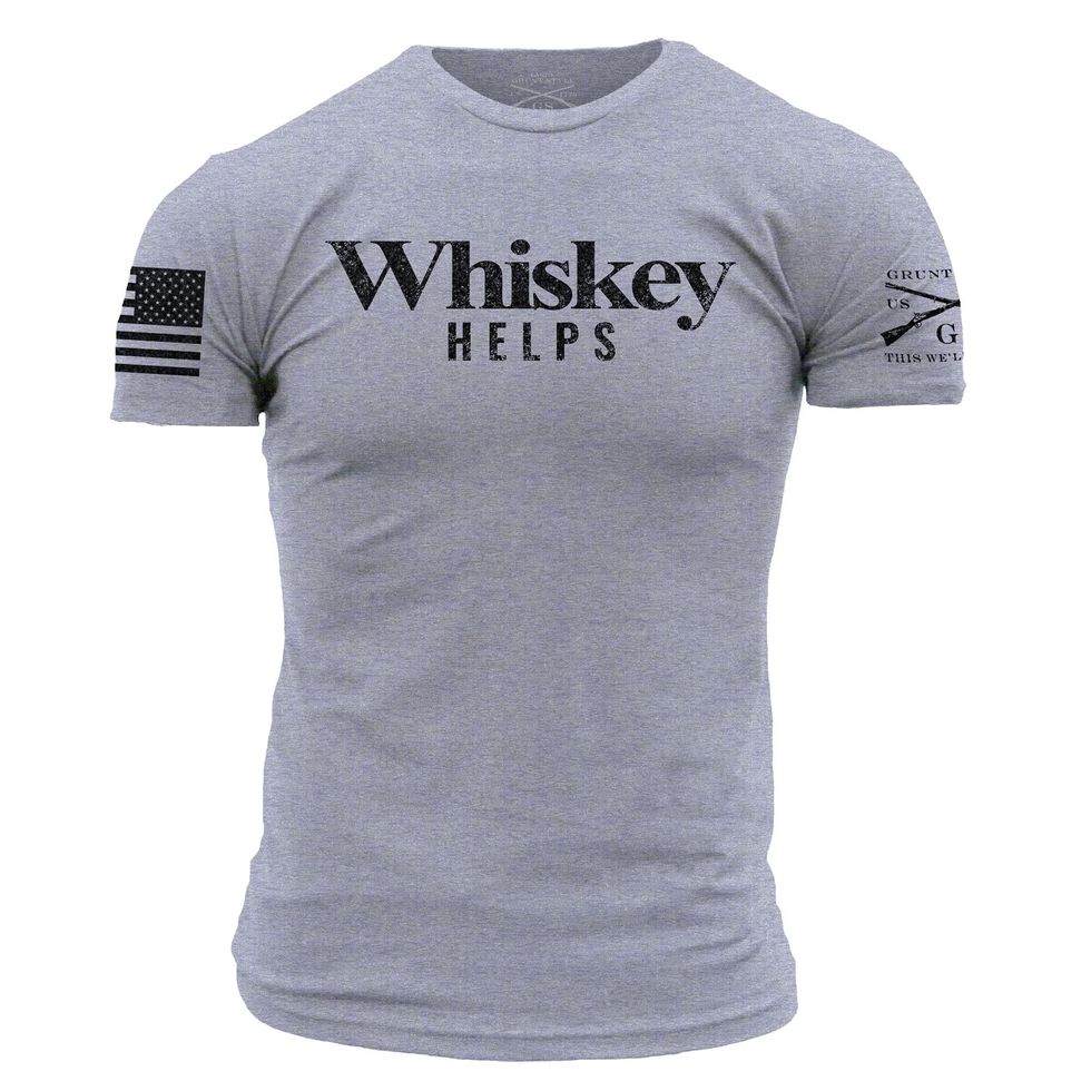 Whiskey Helps Men's T-Shirt