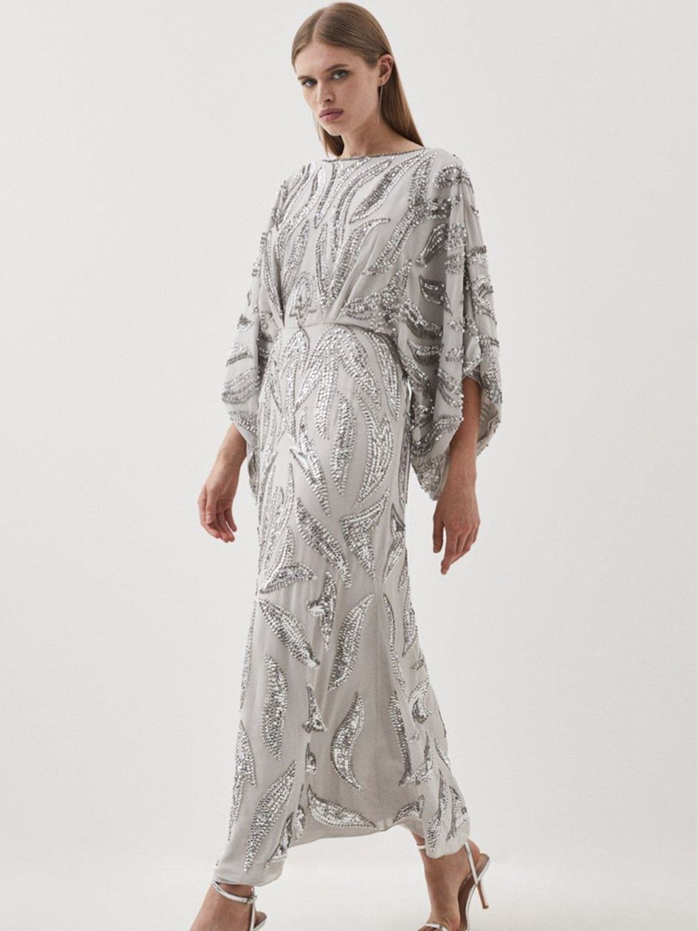 Susanna Reid wears elegant embellished dress from Monsoon.