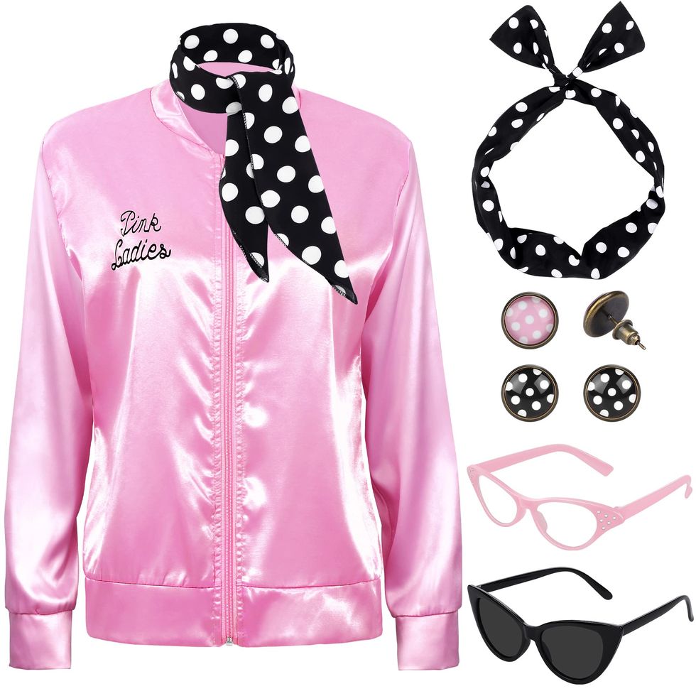 Grease Costumes Pink Ladies and T-Birds Costumes for Adults and Kids