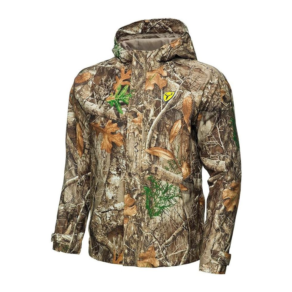 Realtree Edge Men's Mid-Length Reversible Work to Hunt Hooded Jacket, up to  Size 3XL