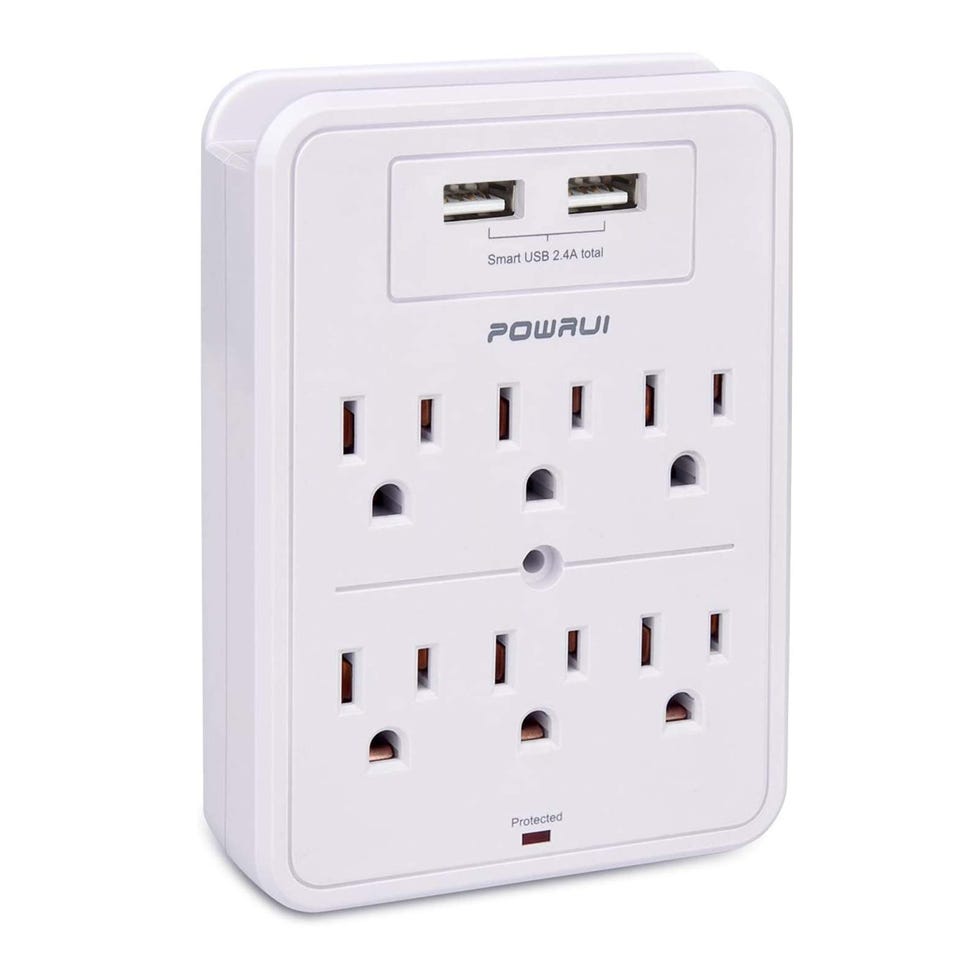 6 Outlet USB Wall Charger