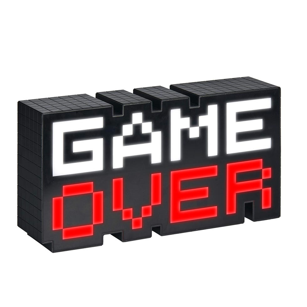 Game Over 8-Bit Pixel Light