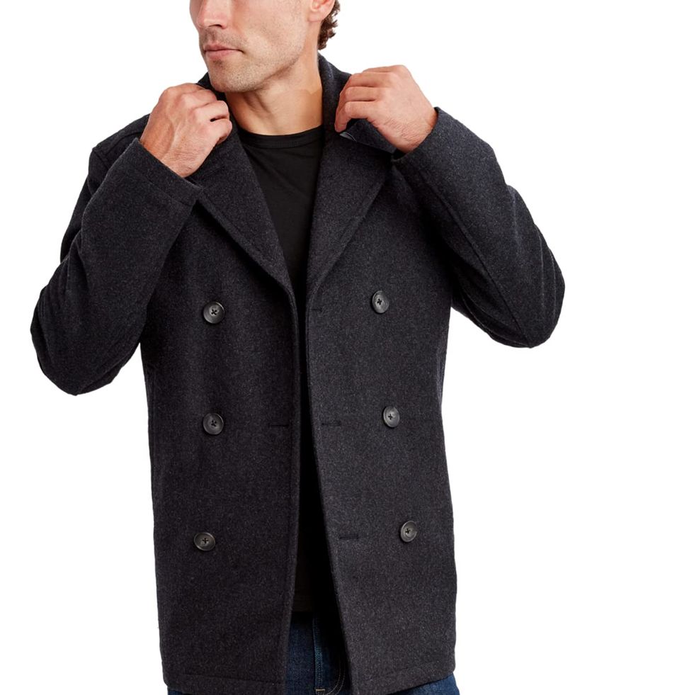 Classic Double Breasted Peacoat
