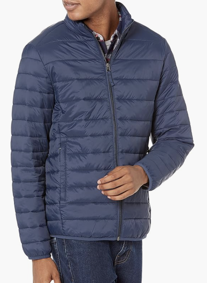 Packable Lightweight Water-Resistant Puffer Jacket