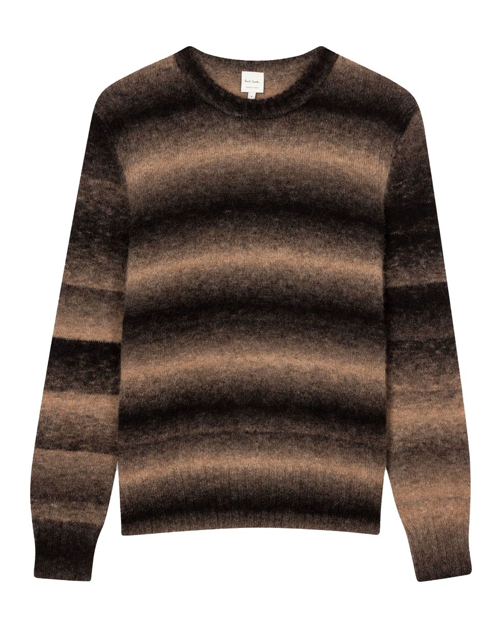 Alpaca-Blend Ombre Stripe Sweater
