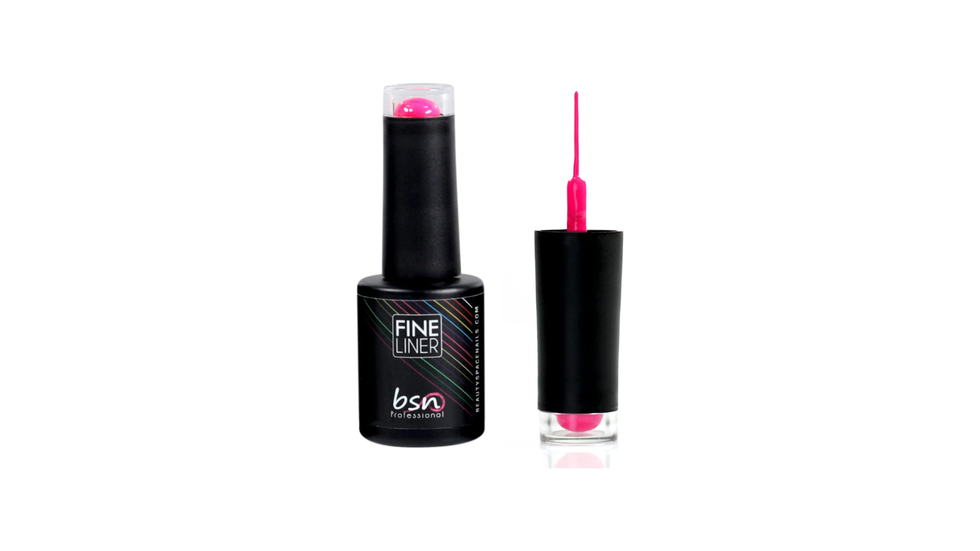 Smalto semipermanente in versione liner rosa fluo Beauty Space Nail