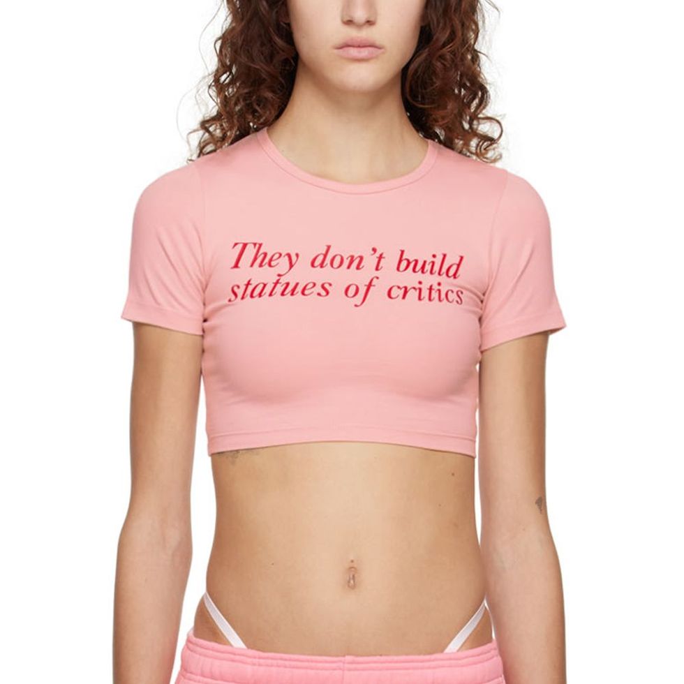 SSENSE Exclusive Pink Statues T-Shirt