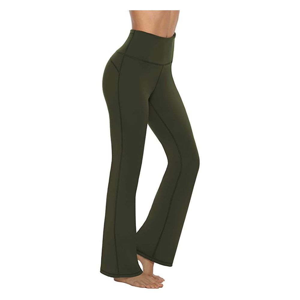 HDE Women's Plus Size Yoga Pants High Waisted Wide Leg Leggings Black 5X -  Walmart.com