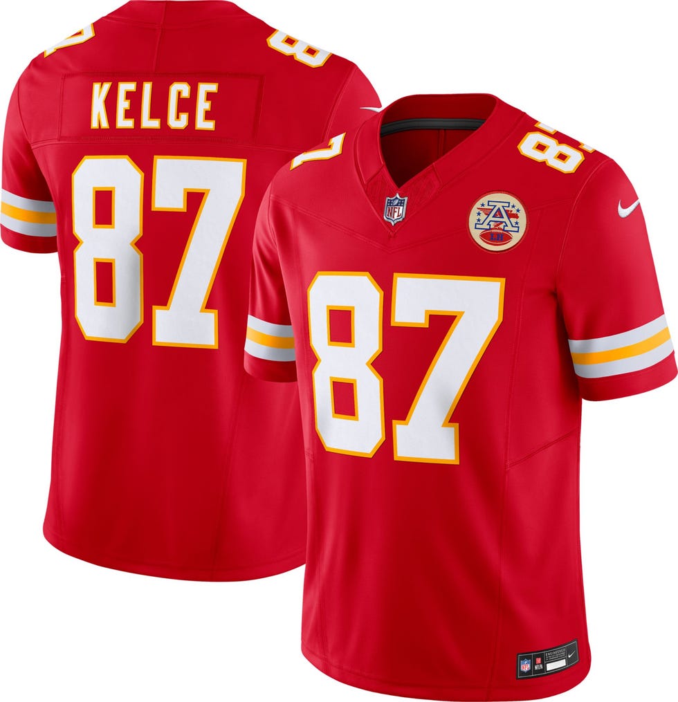 Nike Men's Kansas City Chiefs Travis Kelce #87 Black T-Shirt