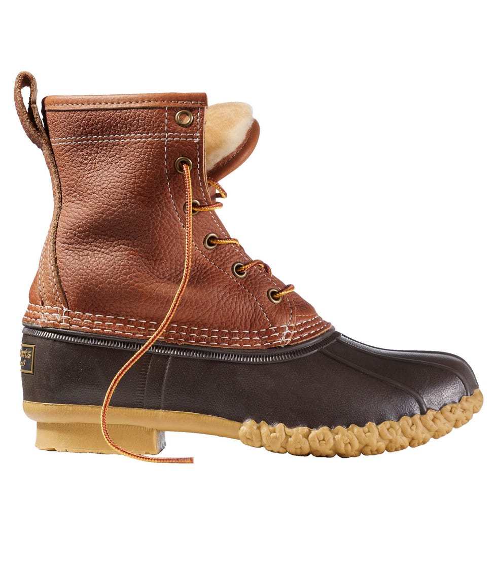 8-Inch Shearling-Lined Bean Boots