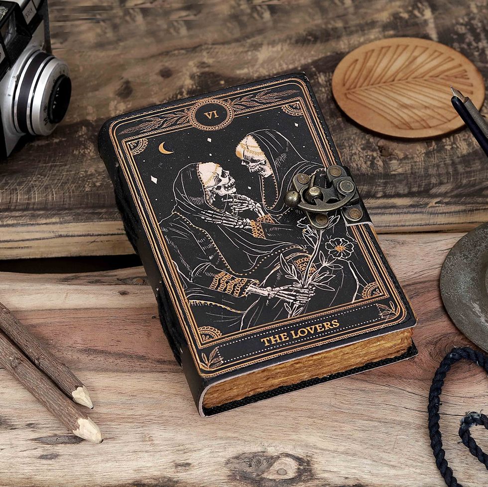 Book of Spells Leather Journal 