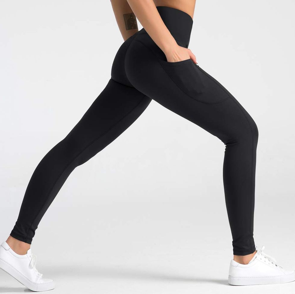 High Elastic Leggings Pant Yoga Pants for Women - High Waist Soft Womens  Leggings with Pockets for Workout, Running, Athletic 