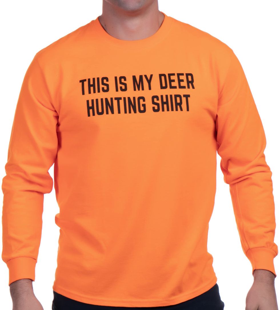 This Is My Hunting Sunset Retro Deer Hunter Men T-shirt