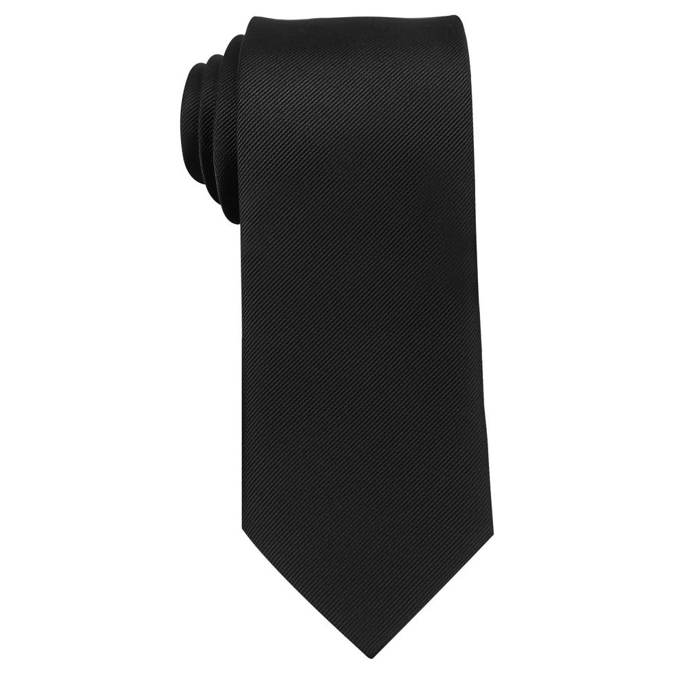 Black Silk Tie