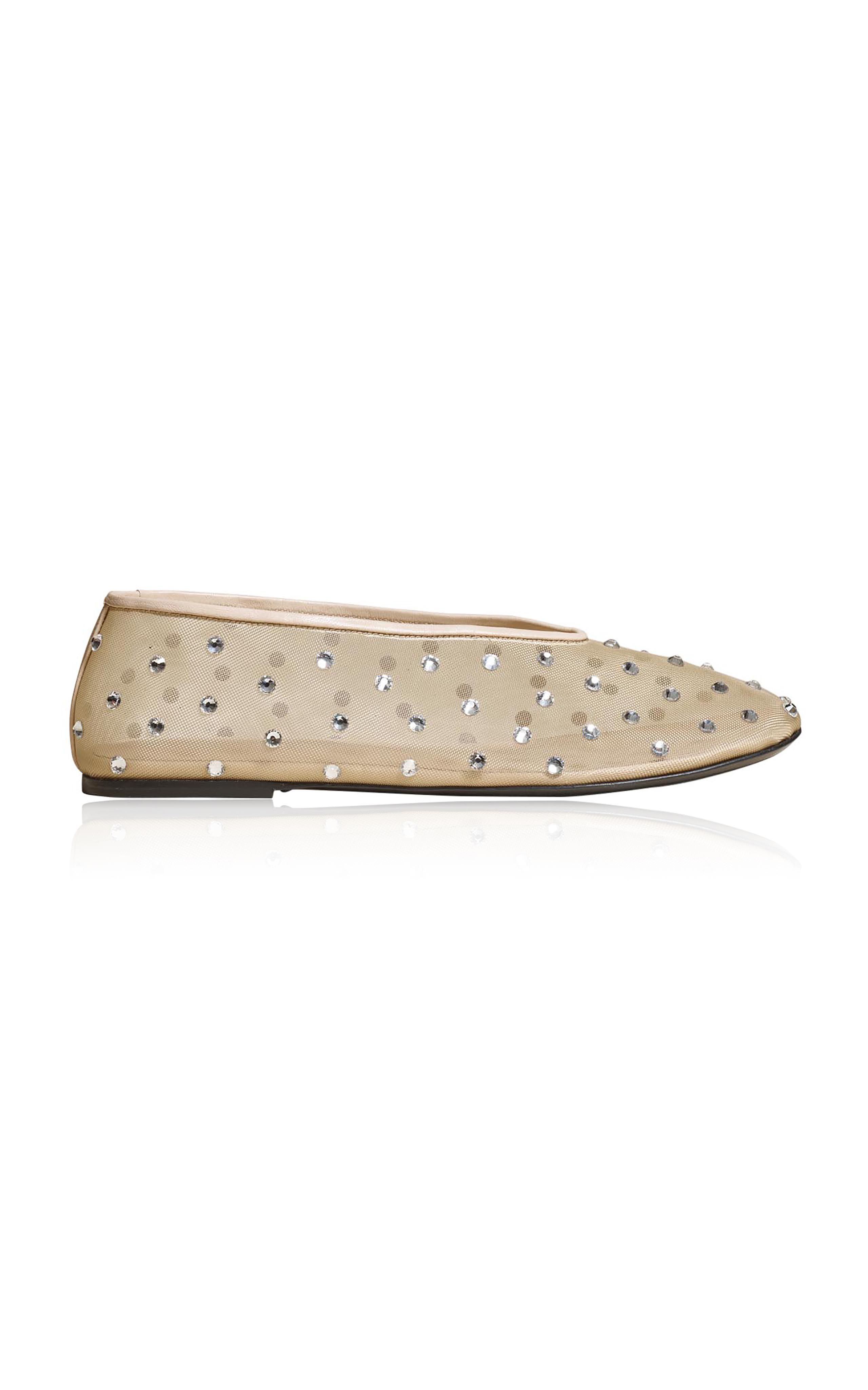 Nude mesh outlet shoes