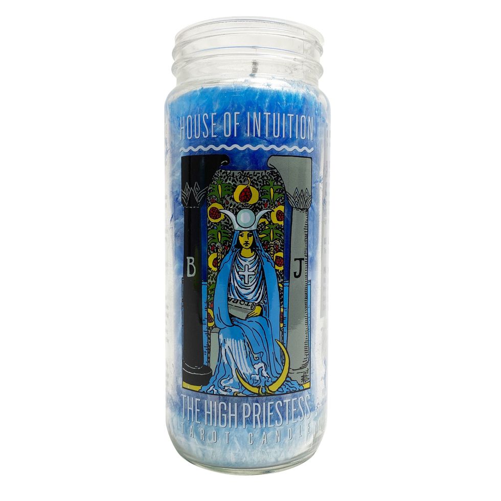 The High Priestess Major Arcana Candle