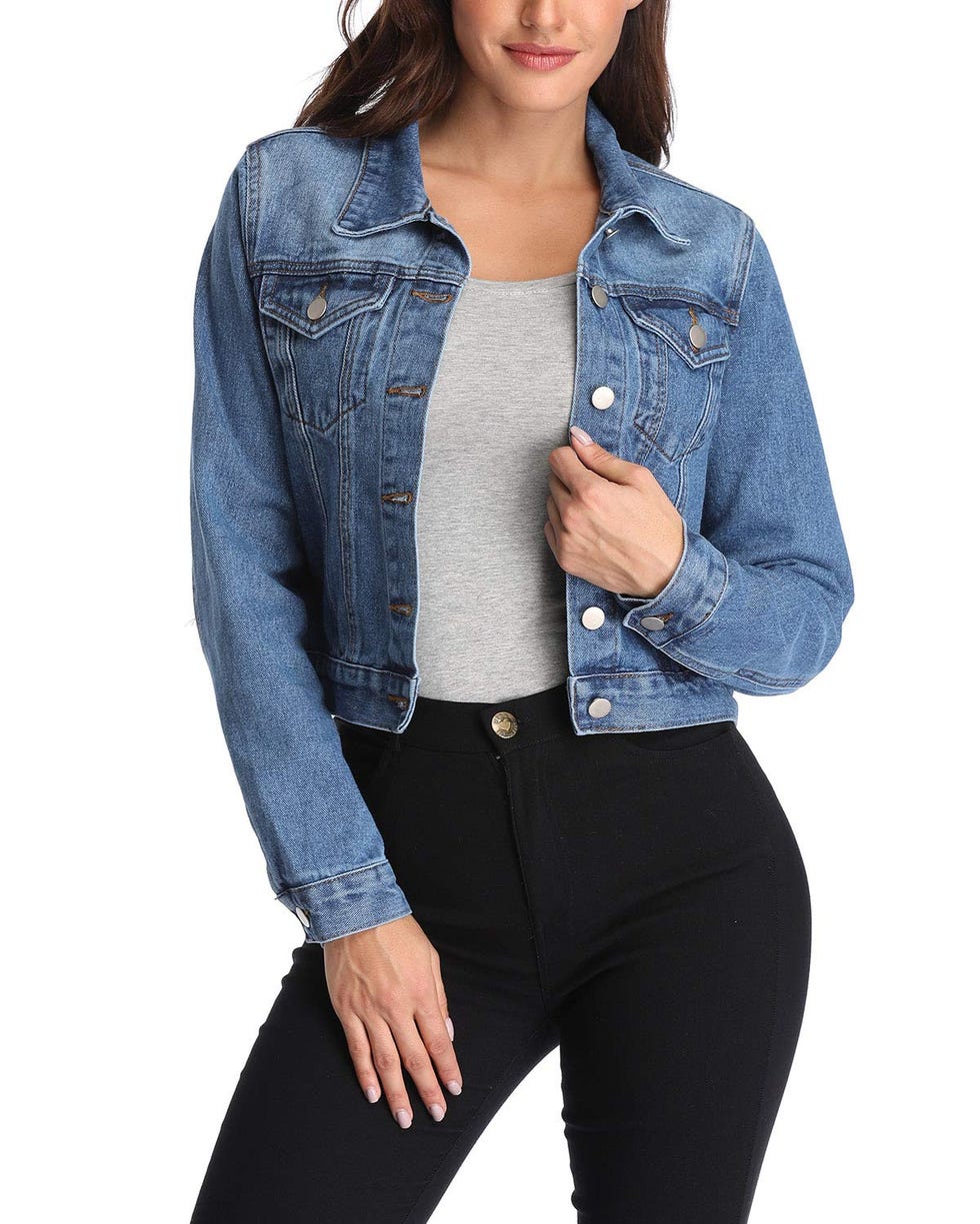 Oversize Long Sleeve Denim Jacket
