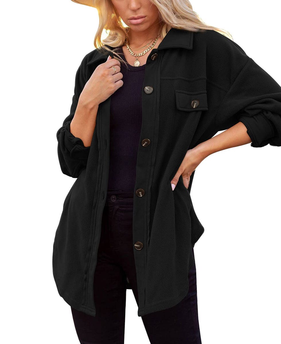 Flannel Shirt Jacket Button Down