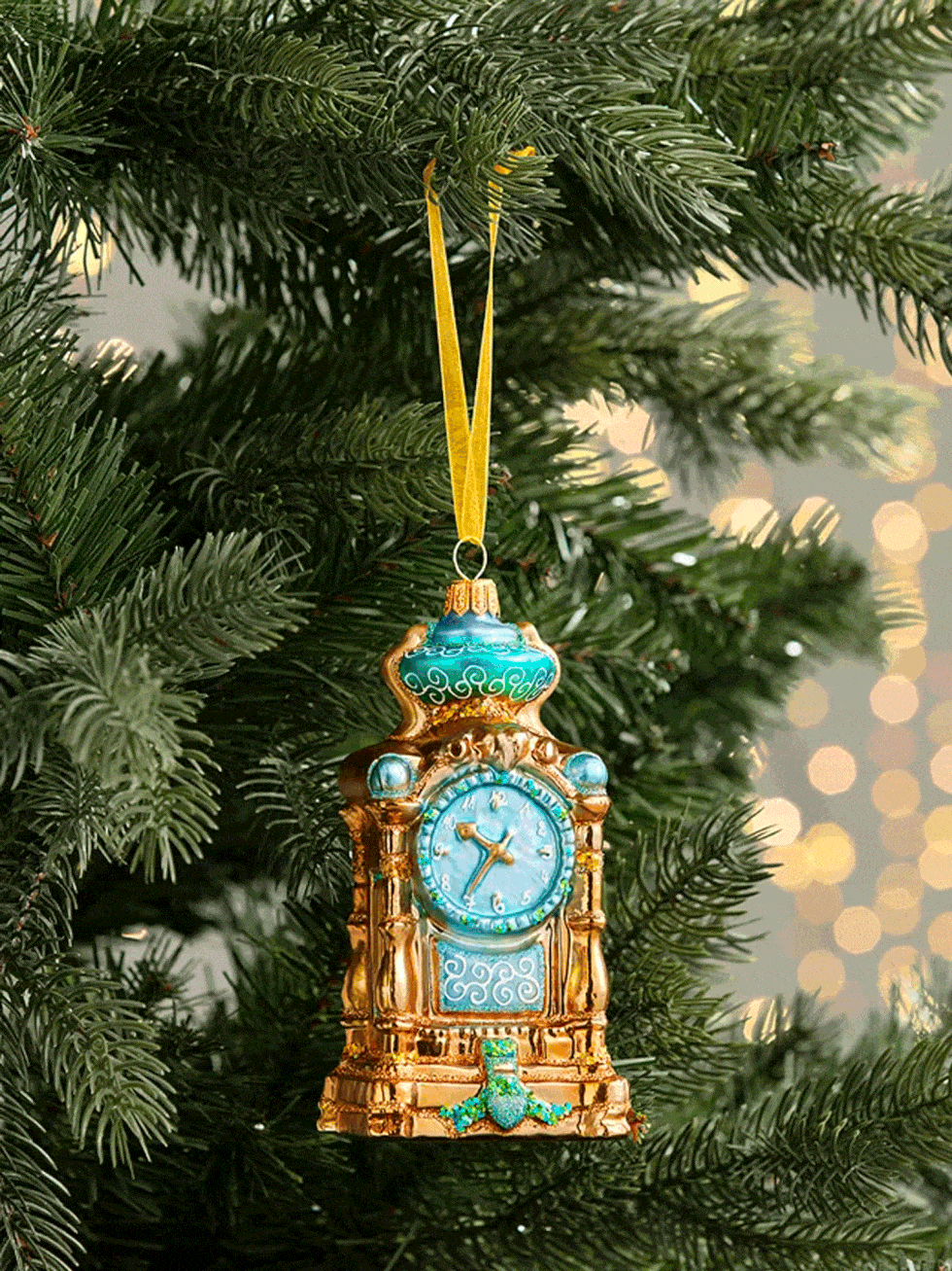 Royal Fairytale Glitter Clock Bauble