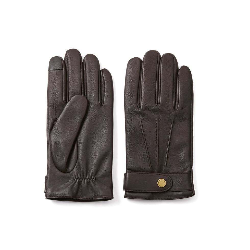 Men's Gloves - Chocolate Leather, £115