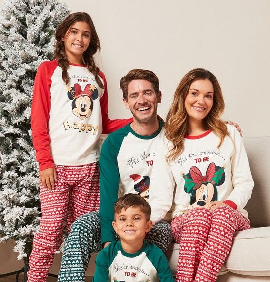 Men's Disco Santa Family Christmas Pyjama Set
