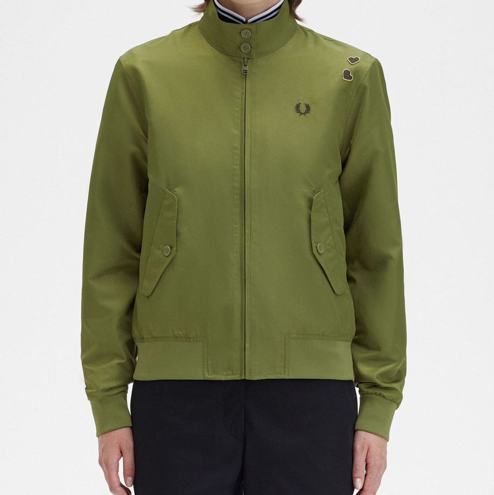 Printed Lining Zip-Through Jacket Printed Lining Zip-Through Jacket