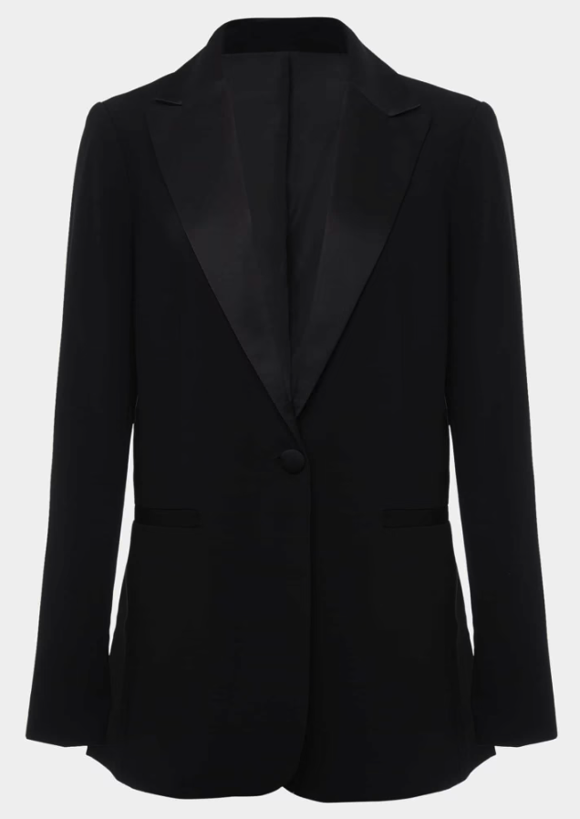 Elandra Black Tux Blazer