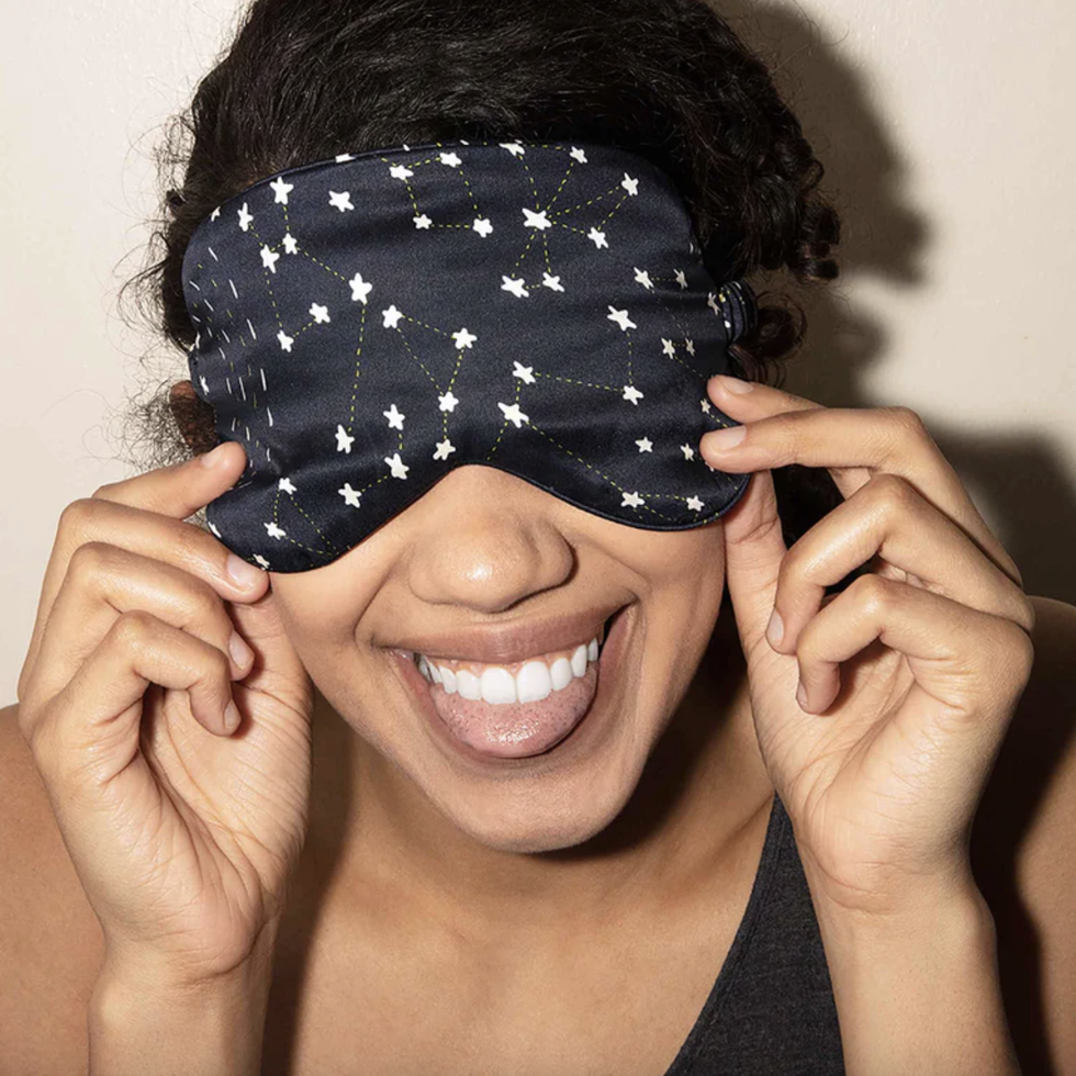 Sleep Mask Silk Eye Mask Night Mask Sleeping Eye Mask Women's Eye Mask  Healthy Breathing Relaxation Nap Eye Mask