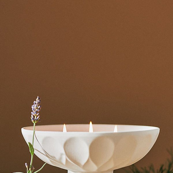 Monti Fresh Lavender Balsam Textural Ceramic Candle 