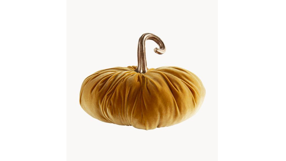 Decorazioni Halloween casa, la zucca in velluto Decorazioni Halloween casa, la zucca in velluto