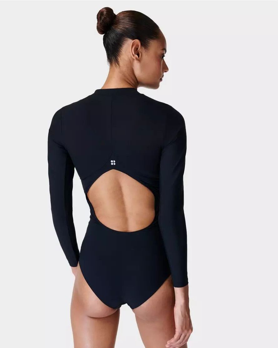 WAVE] swimsuit suit long sleeve Stretchy and quick drying swimming