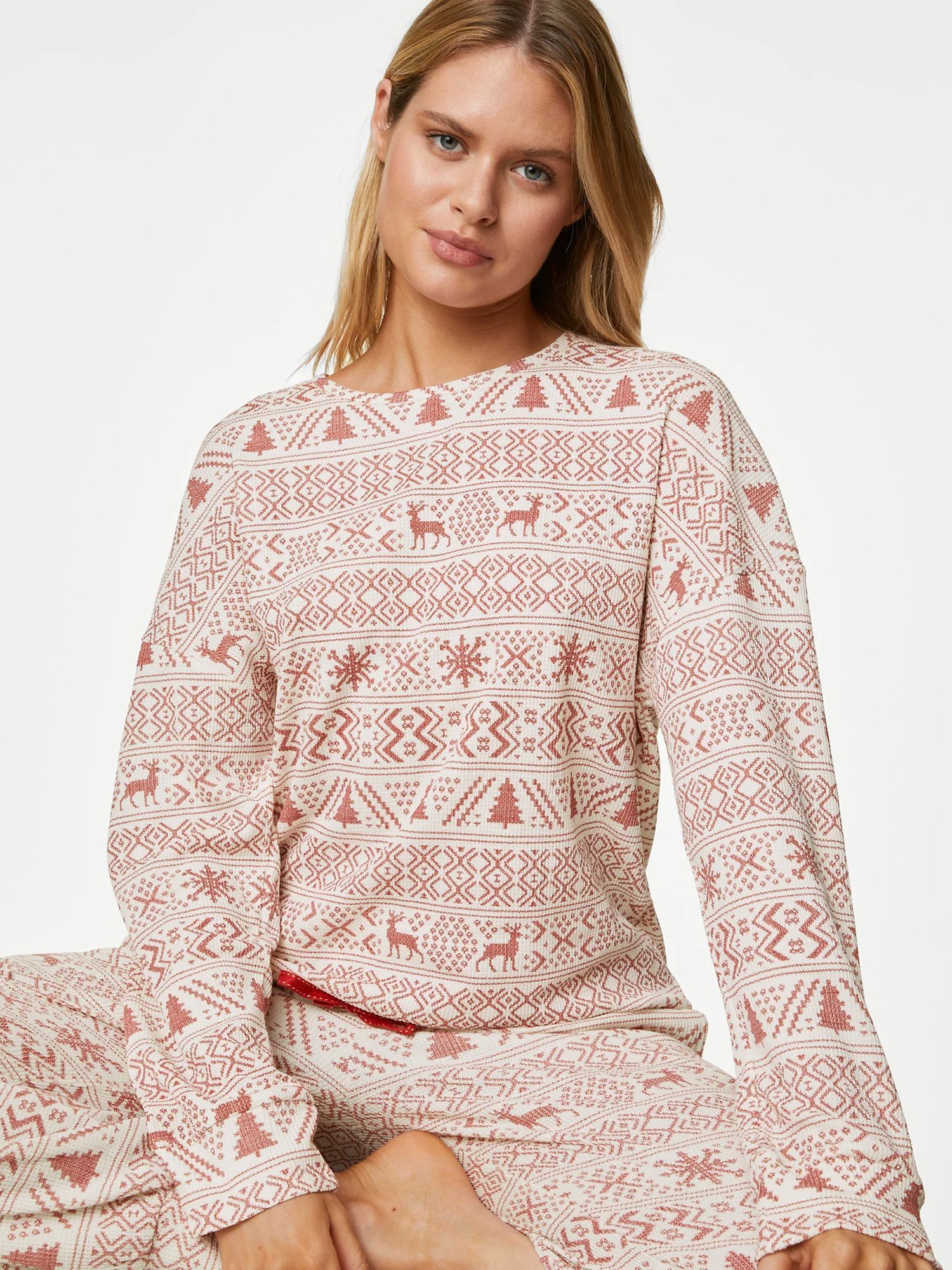 Womens christmas pyjamas discount marks and spencer