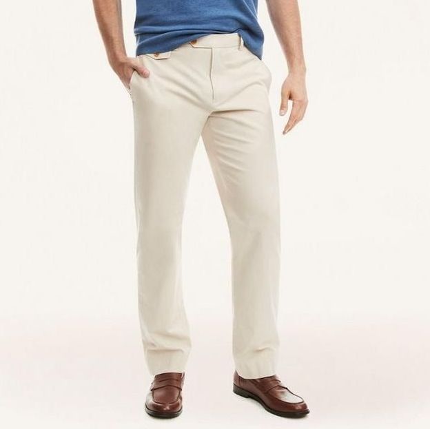 Clark Straight-Fit Stretch Supima® Cotton Poplin Chino Pants