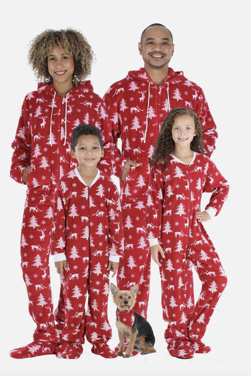 SleepytimePJs Matching Family Christmas Pajama Sets, Green Plaid