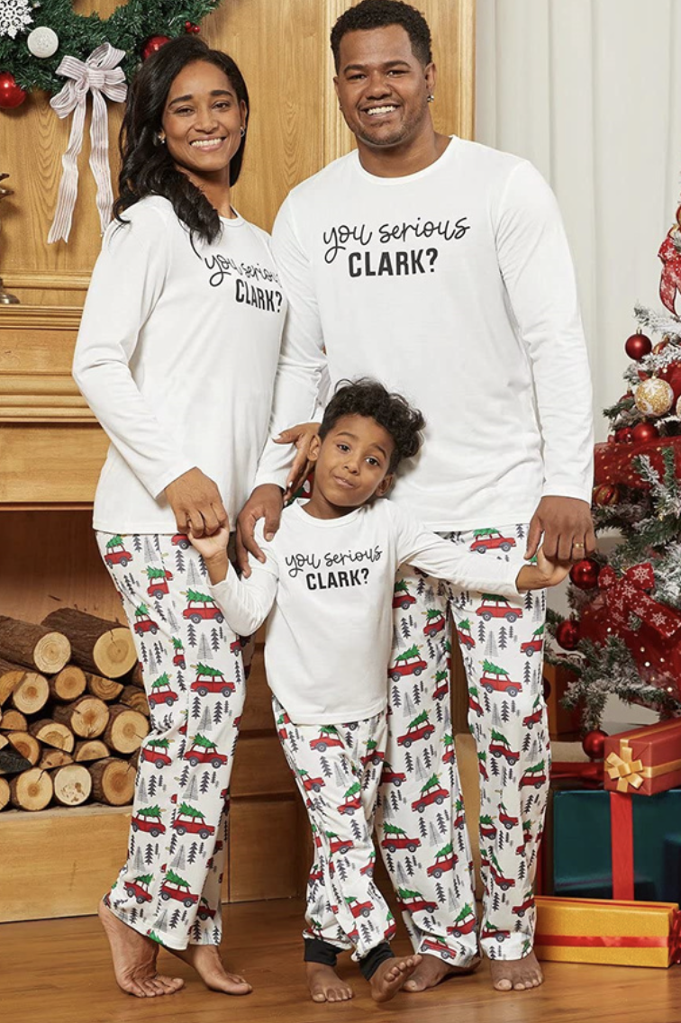 Long-Sleeved Tee and Pants Family Pajamas