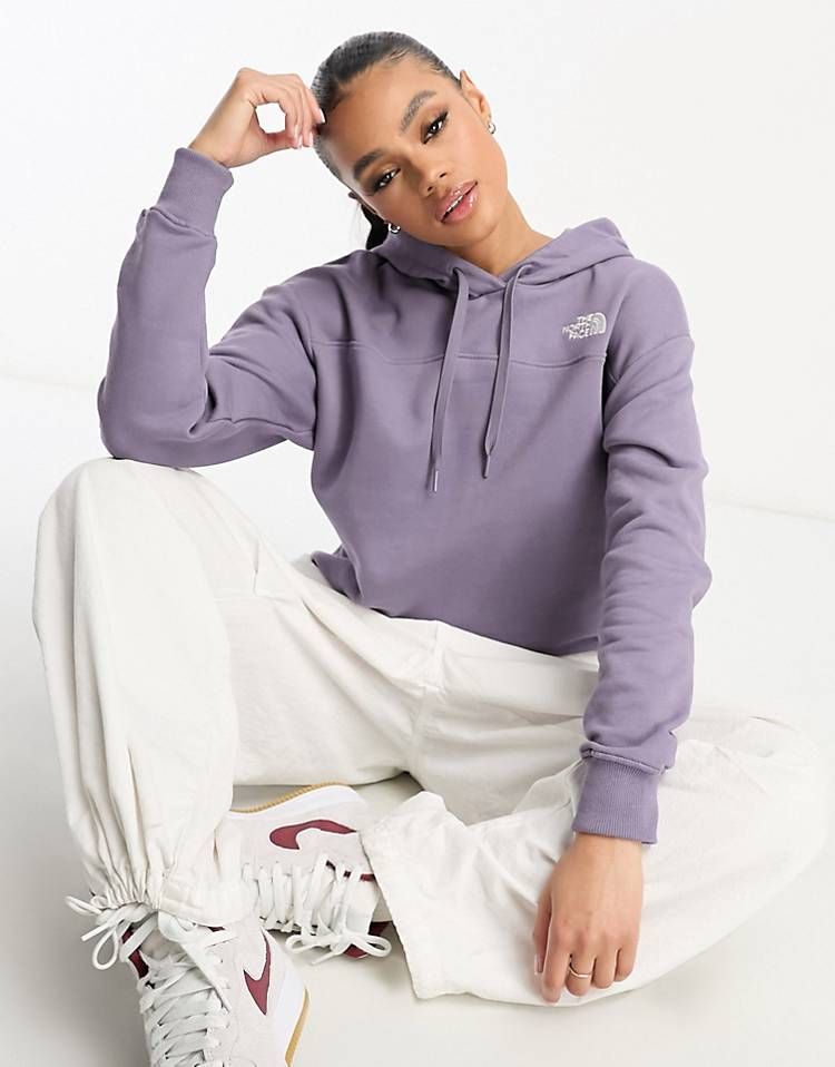 The North Face Zumu fleece hoodie in purple