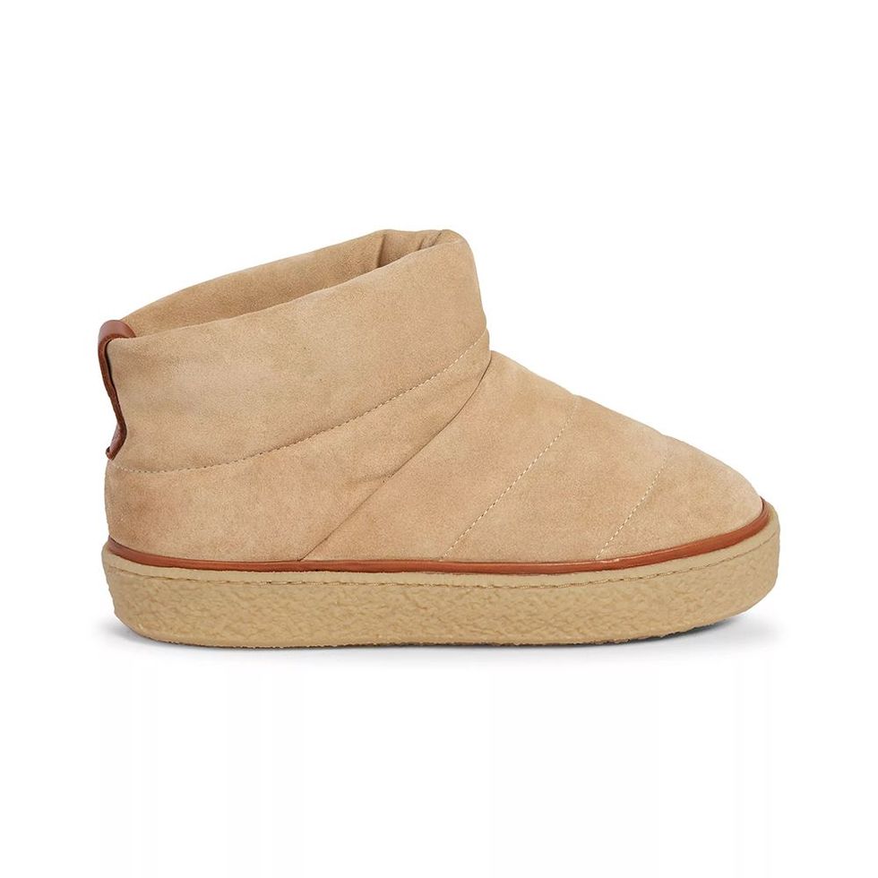 Eskee Quilted Suede Booties 