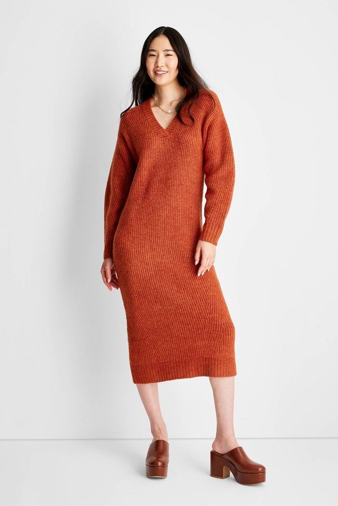 Sweater Midi Dress 