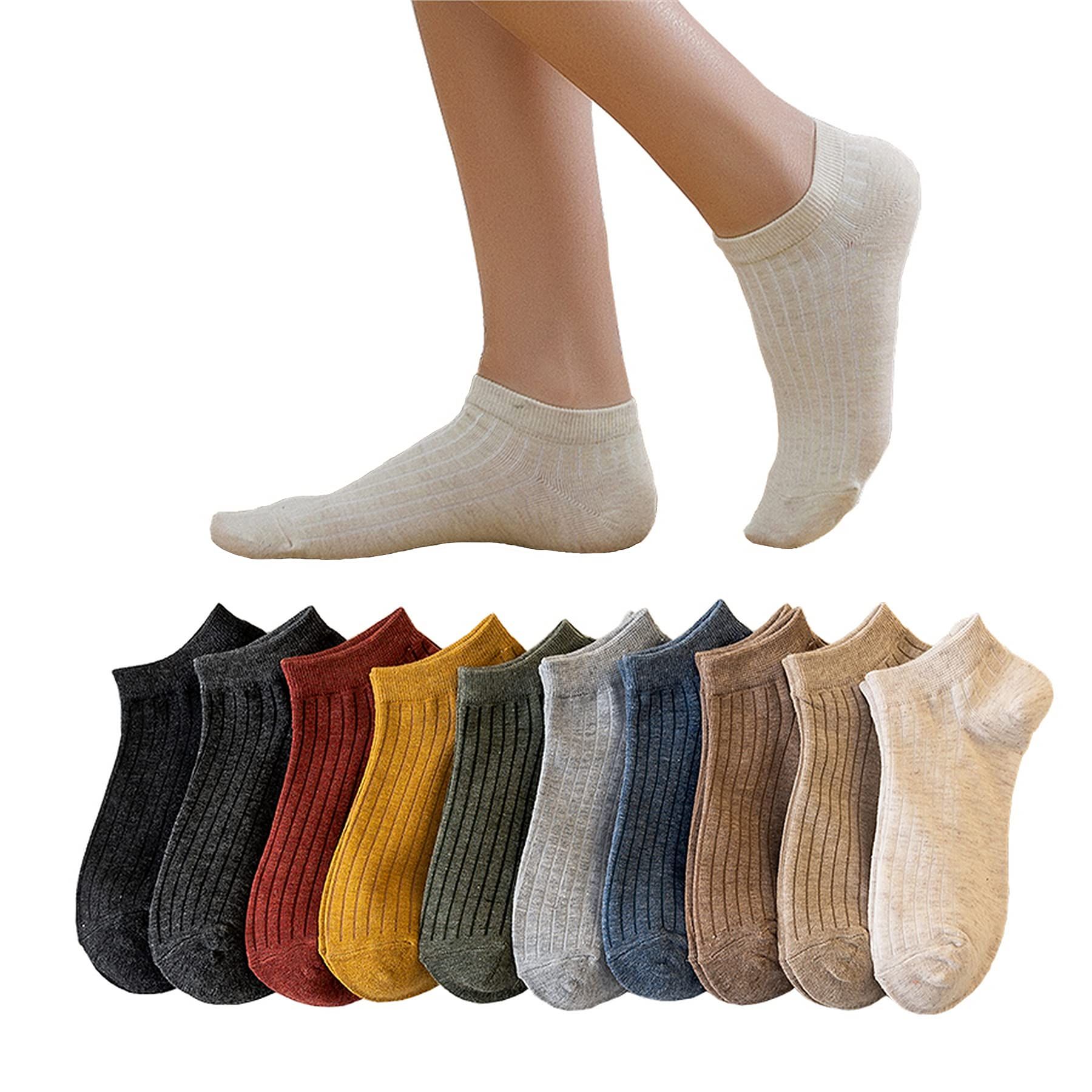 Amazon izod men's flat-knit 2025 patterned ankle socks 10-pair