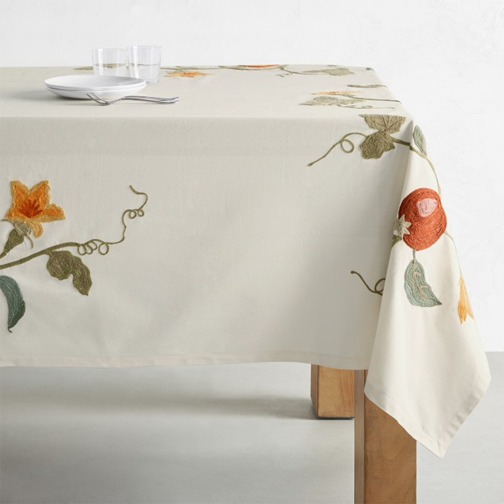 Harvest Embroidery Tablecloth Harvest Embroidery Tablecloth