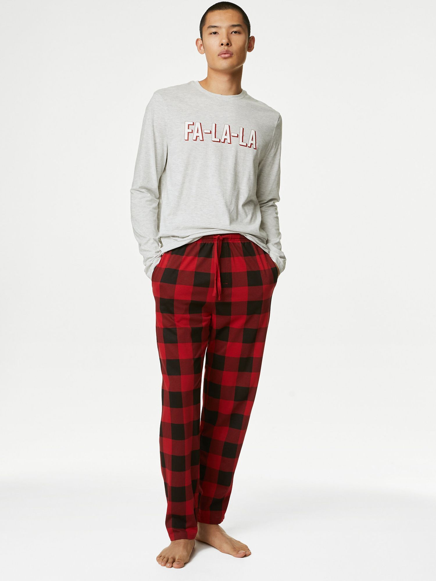 Male best sale christmas pjs