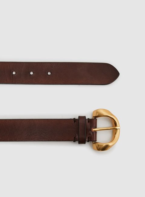 Strike Gold Leather Belt - Tan