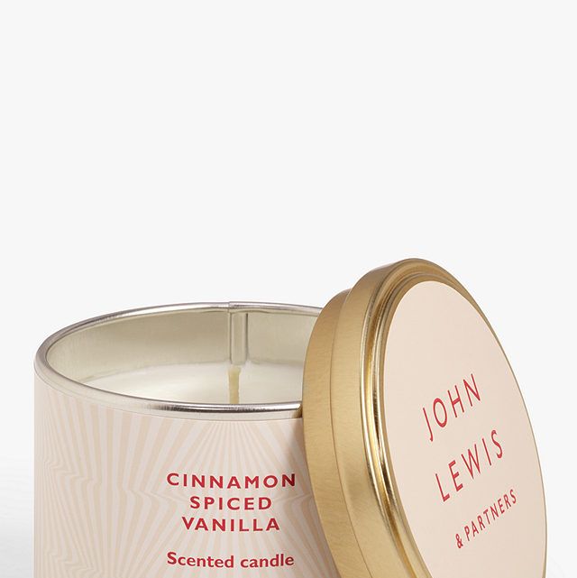 John Lewis Cinnamon Spiced Vanilla Candle Tin
