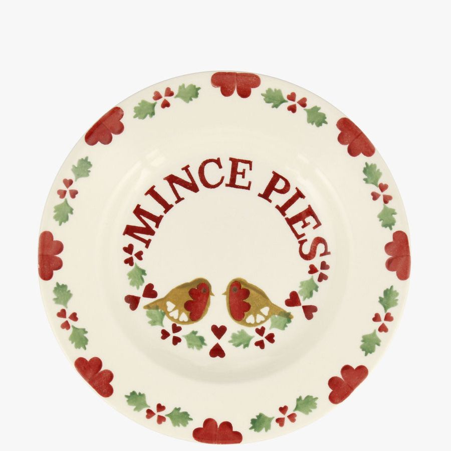 Christmas Joy Mince Pies 8 1/2 Inch Plate