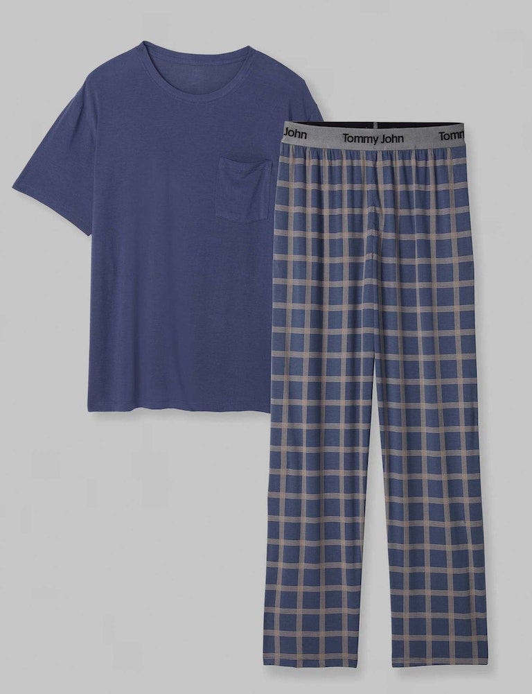 Second Skin Pajama Pocket Tee & Pant Set