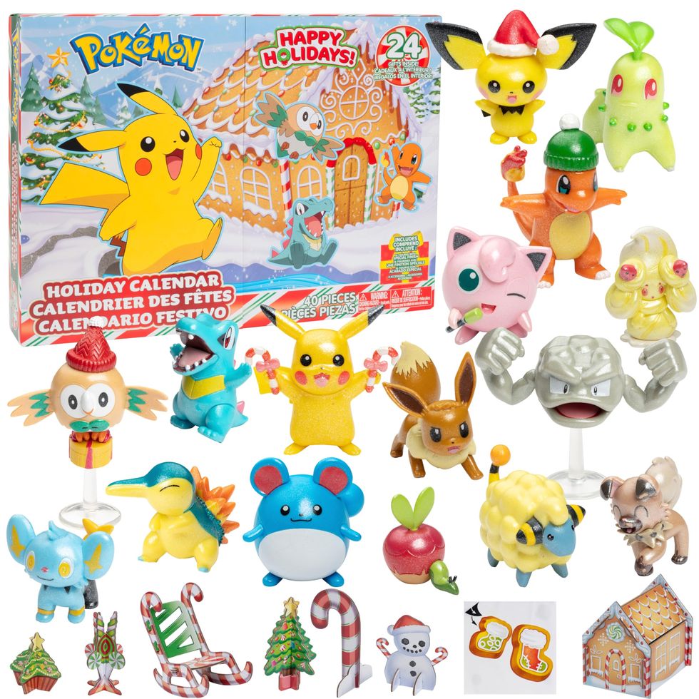 Pokemon 2021 Holiday Advent Calendar for Kids, 24 Gift Pieces - NEW
