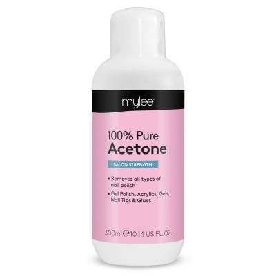  100% Pure Acetone - Gel Polish, Acrylics, Gels, Nail Tips & Glues Remover 