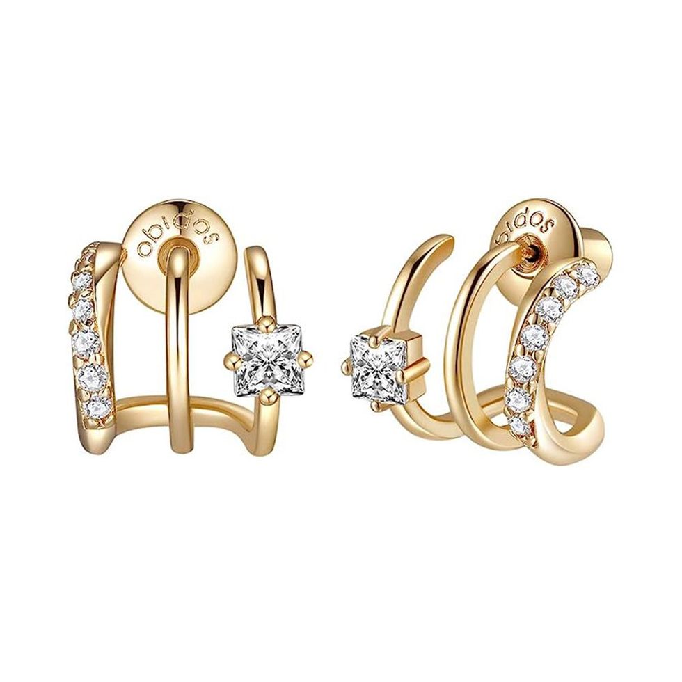 Buy CHANEL Crystal CC Chain Cuff Earrings on Sale at REDELUXE